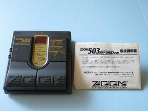 【ジャンク部品取り】　マルチエフェクター　ZOOM 503　ギター ベース アンプシュミレーター コンパクト