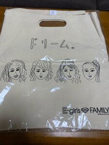 E-girls FAMILY FAN CLUB EVENT 2016“Dream Party” 参加者特典　トートバッグ　ami aya shizuka Erie