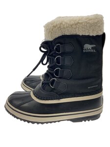 SOREL◆ウィンターカーニバル/ウィンターブーツ/23cm/BLK/NL3483-011/防寒ブーツ