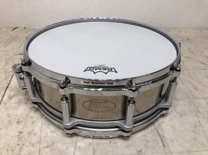 Kitano スネアドラム Free Floating 3mm Titanium Shell 14×5 チタン　スタンド付属●F100Y128