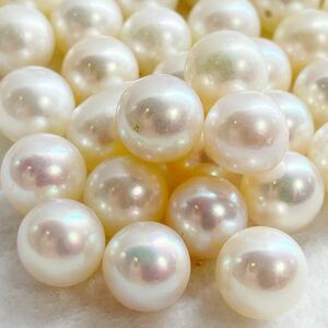 大量!!［本真珠おまとめ］J 100g/500ct 約7mm珠 pearl パール あこや ジュエリー jewelry 裸石 宝石 ①