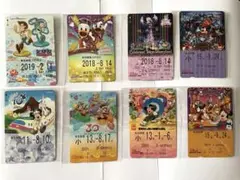 ディズニー リゾートライン  季節限定デザイン フリーきっぷ  8点セット