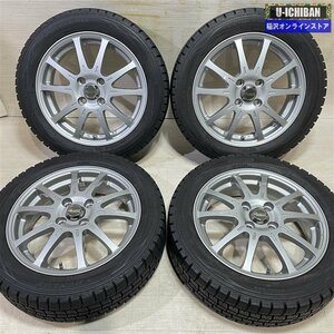 ハスラー 等 Quant 4.5-14+42 4H100 ダンロップ WM01 165/60R15 14インチ スタッドレス 4本セット 009