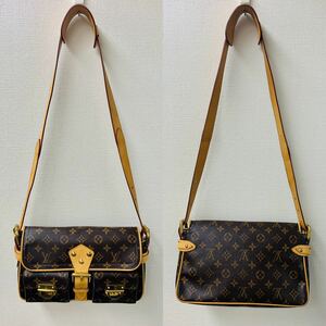 ルイヴィトン LOUIS VUITTON ハドソン　モノグラム ショルダーバッグ 中古　フランス製　付属品なし