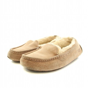 アグ オーストラリア UGG australia アンスレー ANSLEY ローファー モカシン スエード USA6 23.0cm ベージュ 3312 ■BM ●D レディース