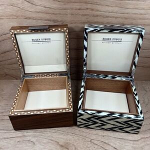 2 Roger Dubuis Horloger Watch Boxes AUTHENTIC item# e10113 e10088 海外 即決