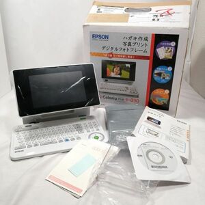 ☆値下げセール☆EPSON コンパクトプリンター Colorio me カラリオミー E-830 中古 a09737