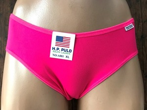 df_1275y 【 H.P. PULO ラルフローレン 未使用整理品 】パンティ／ショーツ、ピンク、XLサイズ、ビキニ、ＥＣＯ、断捨離下着 ☆★☆