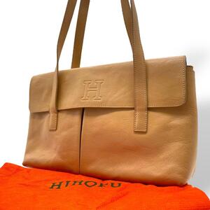 【美品】HIROFU　ヒロフ　トートバッグ　ハンドバッグ　　本革　保存袋