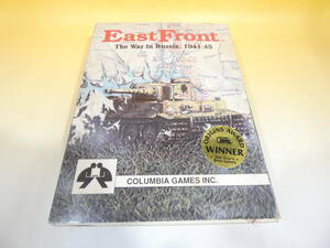 【ウォーゲーム】COLUMBIA　East Front　THE WAR IN RUSSIA　東部戦線1941-1945　海外言語　日本語説明書付　【ジャンク扱い】J5 S415