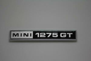 ローバー ミニ MINI 1275 GT エンブレム 黒 ブラック