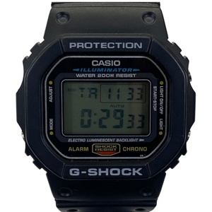 【稼働品】 CASIO カシオ G-SHOCK DW-5600 時計 デジタル クォーツ 腕時計 20気圧防水 スクエア ラバー ブラック