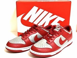 ナイキ　ダンク　レトロNIKE DUNK LOW RETRO ナイキ ダンク ローカット レトロ　US11 29cm 赤×灰