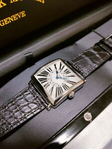 フランク ミュラー マスタースクエア Franck Muller 32mm 6002 M QZ R SS　電池交換　新品バンド