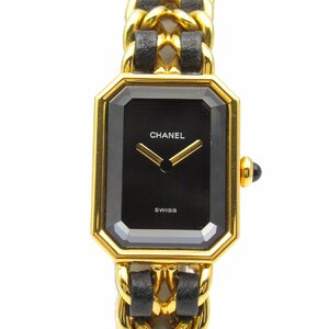 シャネル プルミエールM ブランドオフ CHANEL GP（ゴールドメッキ） 腕時計 GP/革 中古 レディース