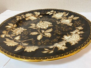 WEDGWOOD Bone China イングランド製　BIACK TONQUIN　トンキン　黒　飾皿　希少品 プレート 食器　皿