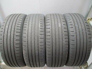 BN420　中古タイヤ サマー 195/55R16 夏4本価格！コンチネンタル CONTACT5 法人宛/営業所止め送料無料 フィールダー CR-Z キューブ