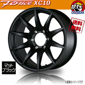 ホイール新品 4本セット ドゥオール フェニーチェ クロス XC10 マットブラック 18インチ 6H139.7 8J+25 業販4本購入で送料無料 プラド