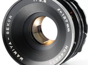 MAMIYA - SEKOR　127mm　1:3.8　　リアキャップ 付　　RB67 用レンズ　SD 対応　　mamiya sekor 127 3.8 ...