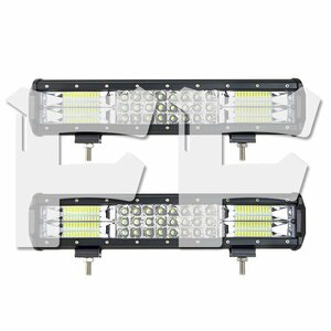 14インチ LED ワークライト 作業灯 216W ホワイト SUV ATV ボート JEEP 車幅灯 建設機械 照明 12V/24V 14C-216W 2個 新品