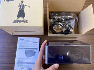 【送料無料】超美品！！　ロジテック HDD SSD コピー スタンド デュプリケーター クローン エラースキップ機能 LHR-2BDPU3ES