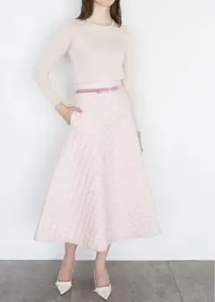 アミカキッズ　VOYAGE SKIRT PINK M-L