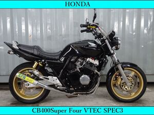 ☆車検令和７年７月付 HONDA CB400SF VTEC スペック３ RPMマフラー ハリケーン 人気のブラック 全国配送可 YouTubeにて動画見れます