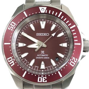 新品 2024年購入 SEIKO セイコー PROSPEX プロスペックス サムライ 腕時計 SBDY129 自動巻き 機械式 ダイバーズ ダイバースキューバ レッド