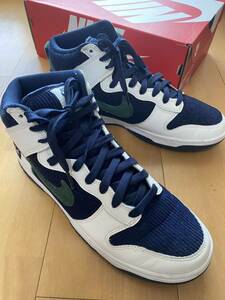 NIKE バスケットシューズDUNK HI PRM EMB メンズ27.5