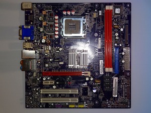 ECS LGA775用マザーボード MCP73VT-PM Nvidia nForce 610i eMachines 中古動作品