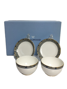 WEDGWOOD◆カップ&ソーサー/4点セット/WHT