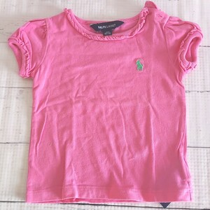 ラルフローレン　Tシャツ　ピンク　表記サイズ12M　日本サイズ80　Ralph Lauren