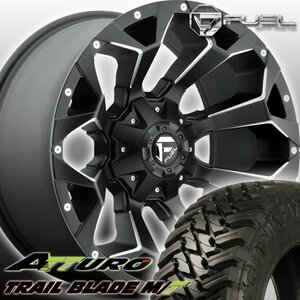 FUEL D546 Assault JEEP JKラングラー TJラングラー 20インチマッドタイヤホイールセット ATTURO TRAIL BLADE MT 285/50R20 33x12.50R20