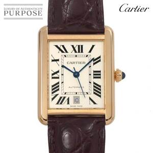 カルティエ Cartier タンクソロXL コンビ W5200026 メンズ 腕時計 デイト シルバー K18PG オートマ 自動巻き ウォッチ Tank Solo 90261464