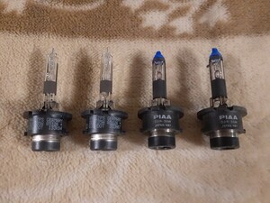 D2R 35W HID バーナー 4点セット PHILIPS PIAA 送料220円～