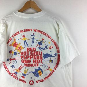 激レア ビンテージ 90s【RED HOT CHILI PEPPERS】レッドホットチリペッパーズ Tシャツ XL 古着 レッチリ ロックT SONIC YOUTH BJORK AKIRA