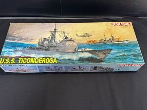 (m)【A-274】DRAGON 1:350 U.S.S.TICONDEROGA プラモデル 未組立