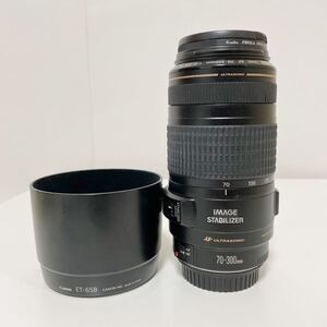 Canon EF 70-300mm F4-5.6 IS USM キヤノン カメラ ズーム レンズ 中古