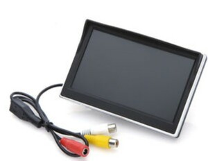 5.0 TFT LCD モニターセット　防犯カメラ/監視カメラに！新品