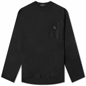 UNDERCOVER 2022-23 AW UC2B4803 アンダーカバー ジップディテール ロングスリーブTシャツ Zip Detail Long Sleeve Tee サイズ４　黒