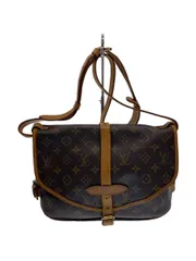 LOUIS VUITTON 1)ソミュール30_モノグラム・キャンバス_BRW PVC ブラウン