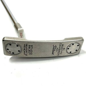 ●O123-W14-1566 SCOTTY CAMERON STUDIO SELECT NEWPORT 2 MID・SLANT パター 全長約90cm 34インチ ゴルフクラブ 男性右利き