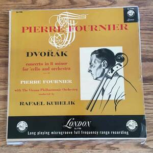 【UKプレス】US輸出仕様/ドボルジャーク/フルニエ/ Pierre Fournier/ Kubelik/ウイーンフイル/チェロ協奏曲/LL-1106/LONDON,