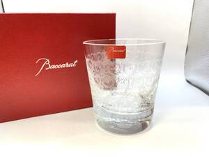 【未使用保管品】　Baccarat バカラ　パルメ　ロックグラス 箱付 　ロックグラス　クリスタルガラス製　L7265