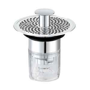 キッチン バスルーム 洗面台ポップアップ 排水栓 目詰まり防止 防臭機能付き ステンレス