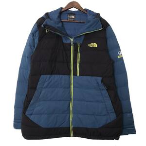 00年代 THE NORTH FACE ノースフェイス Steep Series ダウンジャケット スノースポーツ ブラック (メンズ XL) 中古 古着 A0472