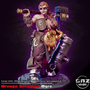 Drunga Smallgut the female Ogre