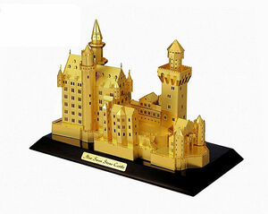 【送料無料】3D メタルパズル　立体建築模型　3DMP-8 ニュースワンキャッスル　New Swan Stone Castle