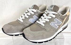 1円～　New Balance ニューバランス　U996GR　 USA製 スニーカー　定価35,200円　保管品　試し履きのみ　超美品　26.5cm　メンズ