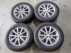 YS14462【送料無料205/65R16】ヤリスクロス J32ティアナなどに ダンロップ 中古スタッドレス ■16×6.5J 114.3/5H ET38■1円スタート